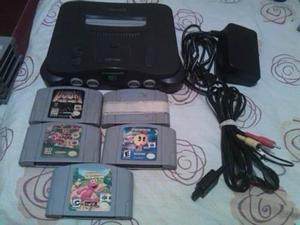 Nintendo 64 + 5 Juegos Sin Control