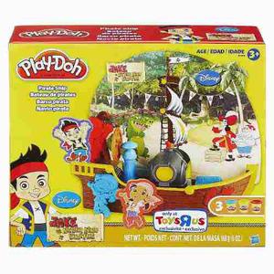 Plastilina Playdoh Barco Pirata Jake Y Los Piratas