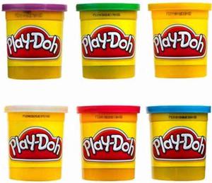 Play-doh Six 6 Pack- Plastilinas