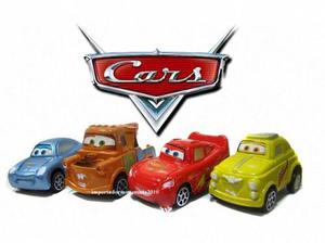 Set 4 Carrito Friccion De Cars + 1 De Regalo De Paquete!