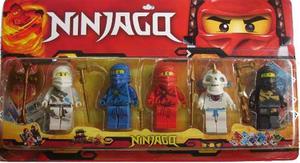 Set De 5 Figuras Ninjago Con Accesorios