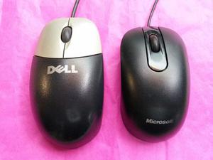 2 Mouse Microsoft Y Dell Usb Combo