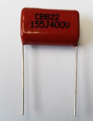Condensador Poliester 155j 400v 1.5 Uf X 400 Vac