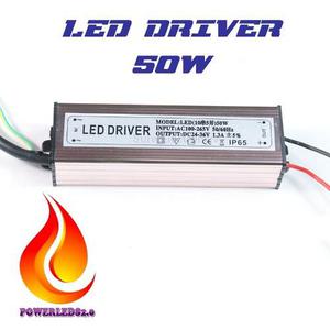 Led Driver 50w + Led (transformador) Reflectores Powerleds