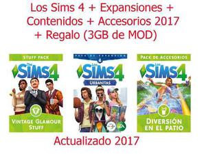 Los Sims 4 +expansiones+accesorios+contenidos+regalo Digital