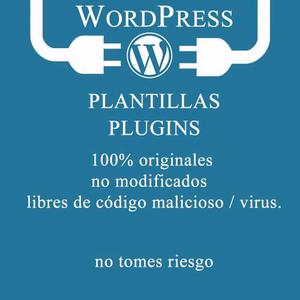 Plantillas Y Plugins Wordpress Actualizadas Y Originales
