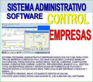 Sistema Administrativo Software Para Empresas