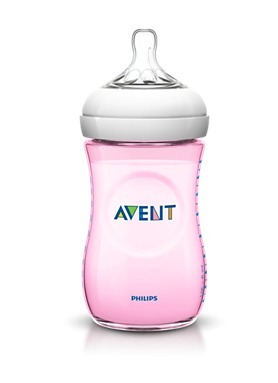 Tetero Biberon Bebe Philips Avent Natural 9 Oz 260 Ml Rosado