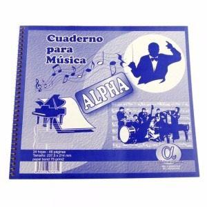 Cuaderno Pentagramado De Musica