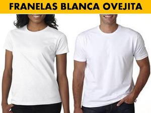 Franelas Blanca Ovejita Talla -s-m-l-xl-2xl