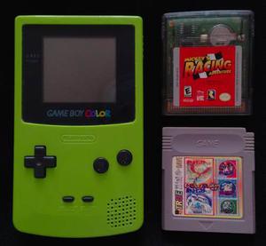 Game Boy Color + Mickey's Racing Adventure + 21 Juegos En 1