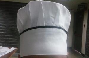 Gorros Para Chef En Tela Drill 100 % Algodon