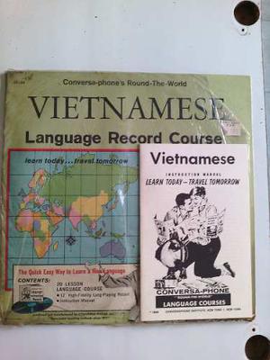 Idiomas Vietnamese (vietnamita) Lp 33 Manual Cd Oferta