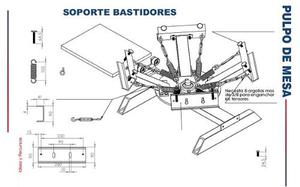 Hacer un pulpo casero para serigrafa - roc21com