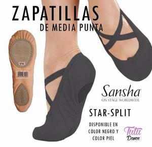Zapatillas De Media Punta Para Ballet Sansha Star Split