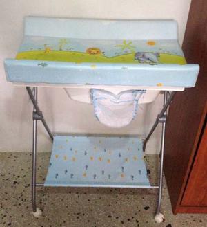 Bañera Cambiador Para Bebé Usado