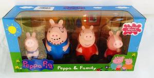 Juguete Peppa Pig Familia Hule Set De Figuras Cerdita George