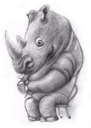 Rinoceronte Para Dibujar