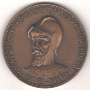 Medalla Cuatricentenario De Barquisimeto 