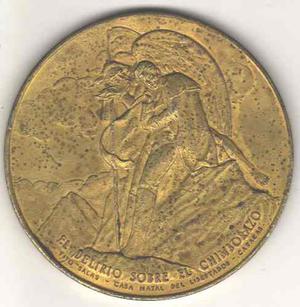 Medalla De Bolivar El Delirio Sobre El Chimborazo