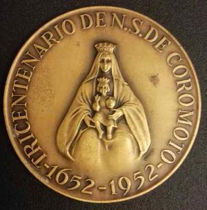 Medalla Tricentenario De Nuestra Virgen De Coromoto 