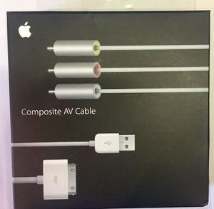 Apple Composite Av Cable Ipod, Iphone, Ipad, Nuevo Original