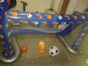 Arqueria Inflable Para Piscina O Grama Futbol Basquet Soccer
