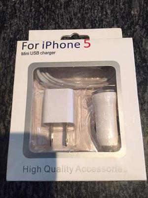 Cargador 3en1 Para Iphone 5 En Adelante