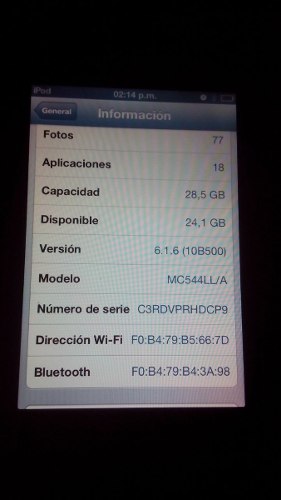 Ipod Touch De 32gb