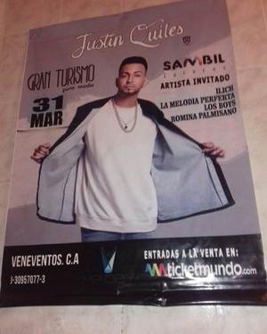 Justin Quiles Afiche Promocional O De Colección