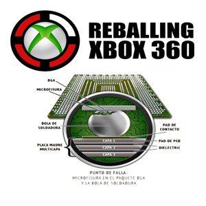 Reballing Xbox 360 / Tres Luces Rojas Xbox 360 Solucion