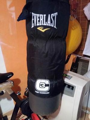 Saco De Boxeo Everlast 3c 100libras + Guantes Everlast + Cin