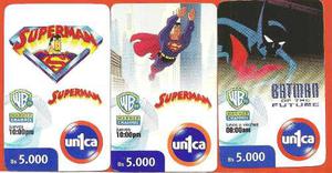 Set De Tarjetas Unica Warner Chanel Comics 3 Pz.