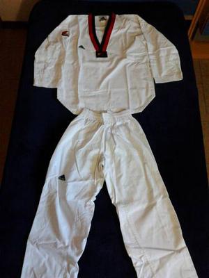 Taekwondo Adidas Uniforme Talla 2 Niño Poco Uso Importado