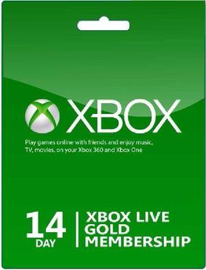 Xbox Live Gold 14 Dias Xbox One360 Region Libre