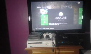 Xbox g Chip Lt 3.0 Con 12 Juegos Control Y Cable Mando