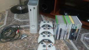 Xbox gbytes + 4 Controles Inalámbricos + Juegos