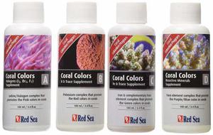 Acuarios Marinos Red Sea Coral Colors Profesional Kit 400ml