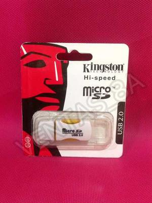 Lector Memoria Micro Sd Adaptador Usb Tipo Pendrive Kingston