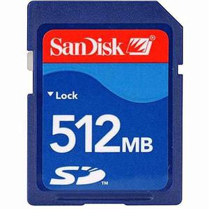 Memoria Sd 512 Mb Sandisk