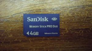 Memory Stick Pro Duo 4gb Sandisk