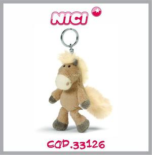 Nici Llavero De Peluche 10 Cm Cod. Caballo Beige