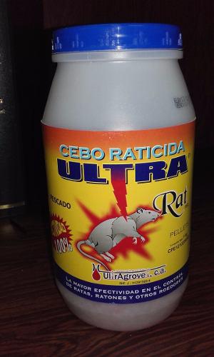 Veneno Para Ratas Y Ratones Cebo Raticida Ultra Rat 1kg