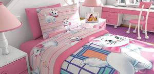 Juego De Cama Disney Gatita Marie Para Niñas