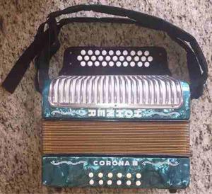 Acordeón Hohner Corona Iii En Perfecto Estado.