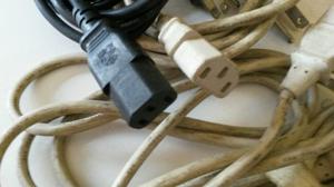 Cables De Corriente Para Pc Impresoras Etc