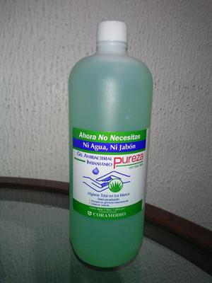 Gel Antibacterial Pureza Litro 1 L Aloe Vera