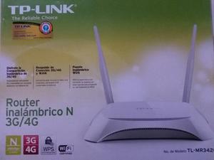 Router 3g/4g Tp-link 300mpbs 2 Antenas Tl-mr