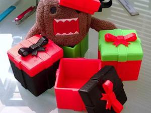 Caja De Navidad Para Regalar Hecha En Impresion 3d