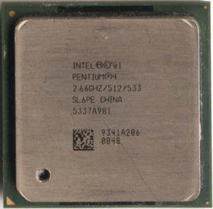 Procesador Intel Pentium ghz/1mb/533 Sl7e9 Socket 478